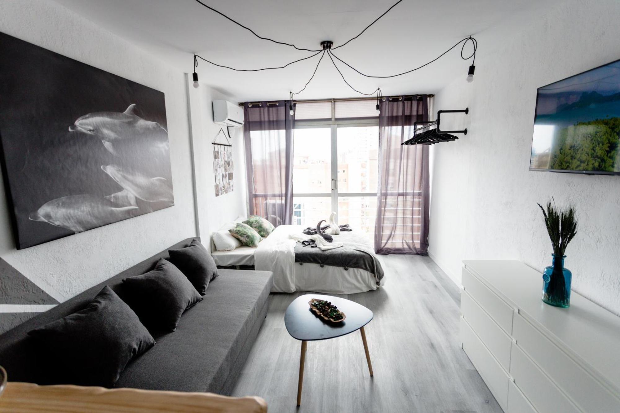 Great Panoramic View Studio Apartment Benidorm Dış mekan fotoğraf